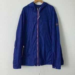 Polo Ralph Lauren Blue Hoodie Windbreaker Jacket Size 3XLT / 3TGL